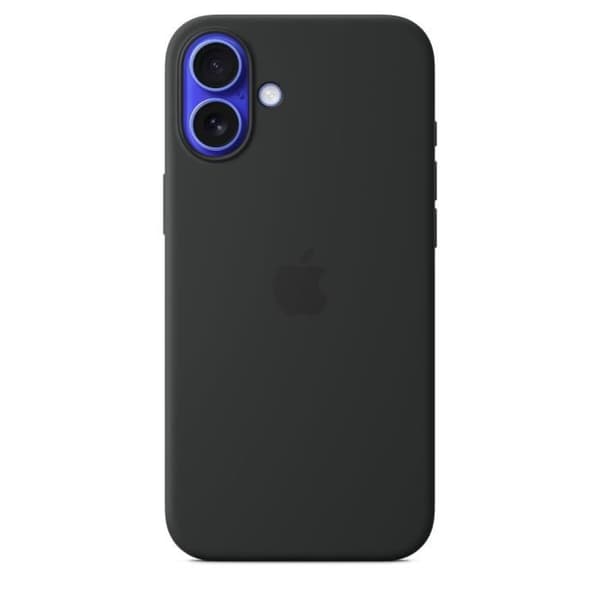 APPLE iPhone 16 Plus - Silikonfodral med MagSafe - Svart Svart