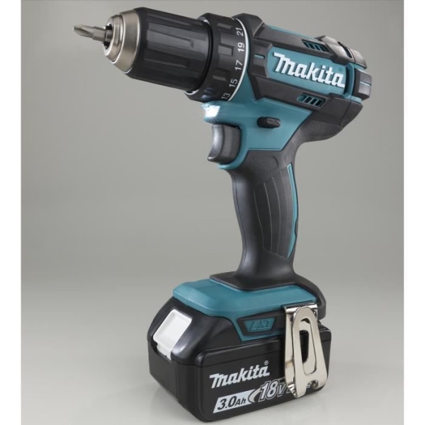 Perforator skruvdragare 18V LXT (2x3,0 Ah) i MAKPAC - Makita DDF482RFJ