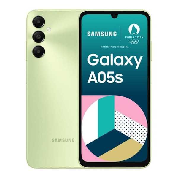 Samsung Galaxy A05s Smartphone 64 GB Lime Kalk