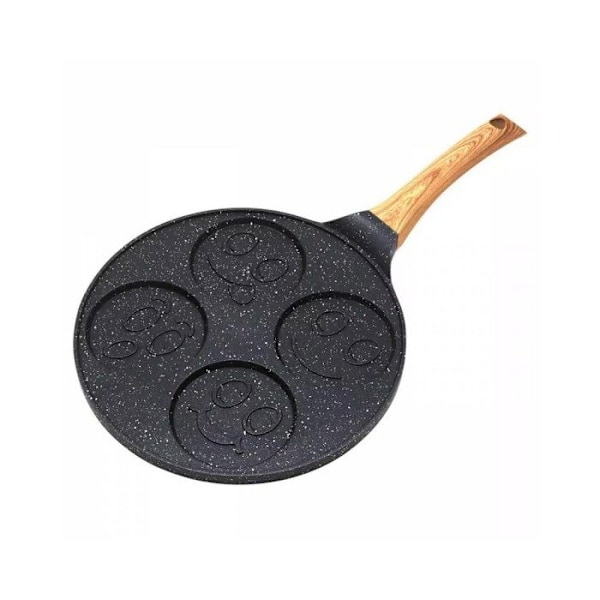 Crepepanna - KINGHOFF - 34673 - Marmor - Grafit - Alla brännare kompatibla Grafit