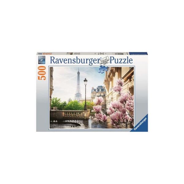 Ravensburger Puzzle Spring i Paris 500 bitar Flerfärgad