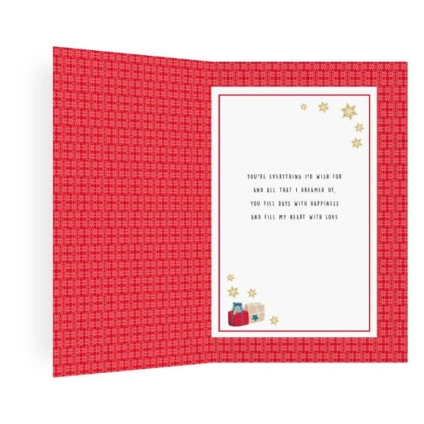 Regal publishing - C85540 - Piccadilly Greetings Christmas Card for Husband 12" x 8"