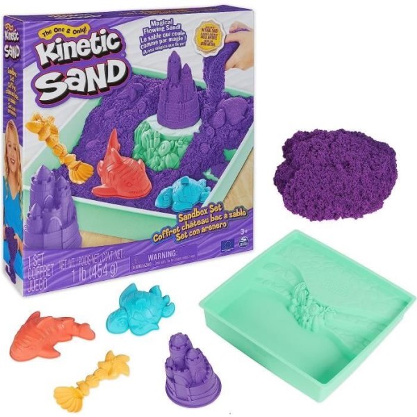Spin Master 6067477 Purple Kinetic Sand Box