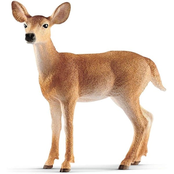 SCHLEICH Virginia Doe Figurine - Wild Life 14819 Beige