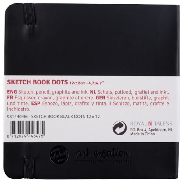 Skissbok - Royal Talens - 12x12cm - 80g - 80 ark