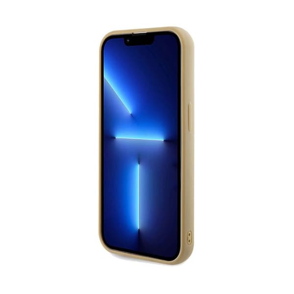 Guess Disco Metal Script - Fodral för iPhone 14 Pro Max (guld)