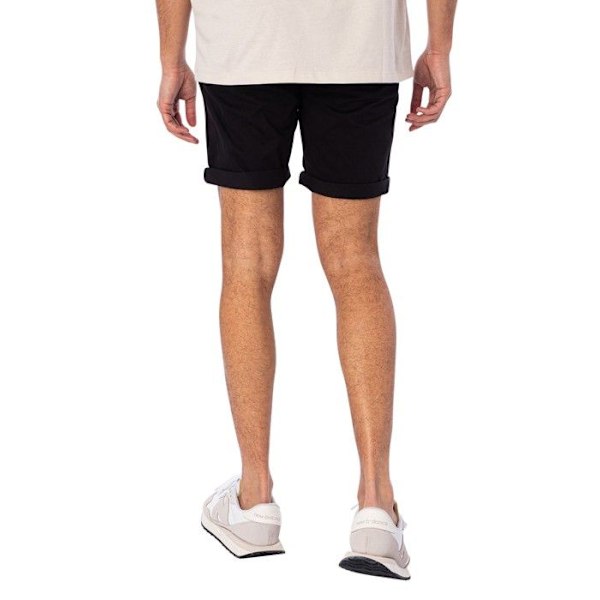 Bermuda - JACK & JONES - Bowie Solid - Svart - Herr - Stretch 98% bomull - S
