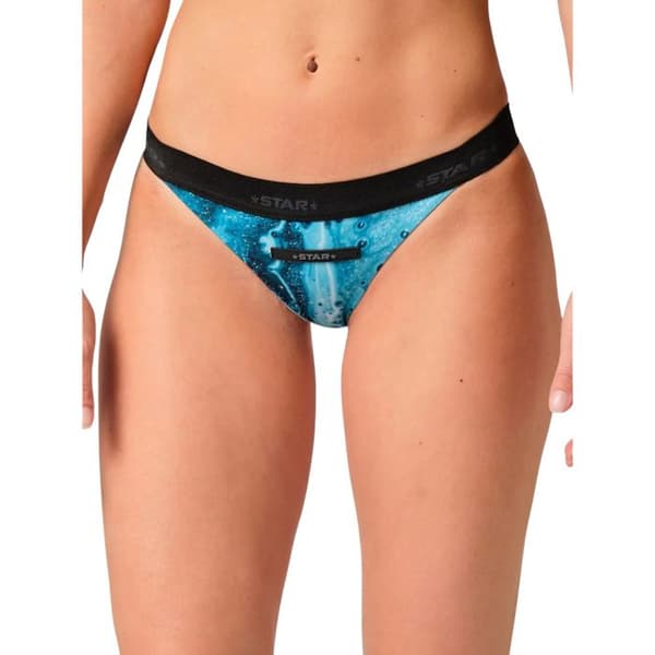 Culotte dam Star Beach Wear Supernova Meteorite blå M