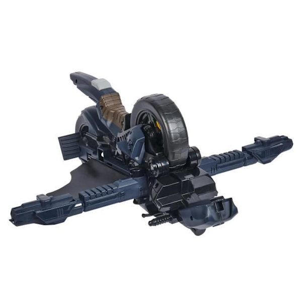 BATCYCLE 2 i 1 Transformerbar - BATMAN - Flygstunt - 30 cm figurer - Från 4 år Flerfärgad