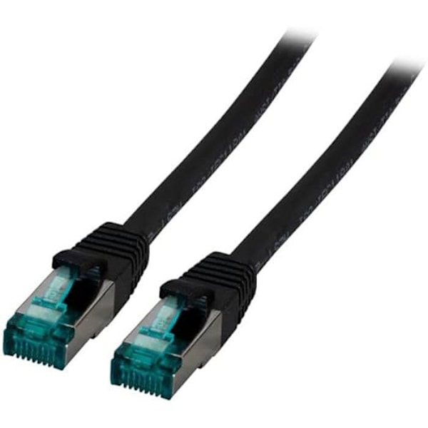Nätverkskabel - EFB-ELEKTRONIK - RJ45 S/FTP - CAT.6A - 0,5M - LSZH - Svart