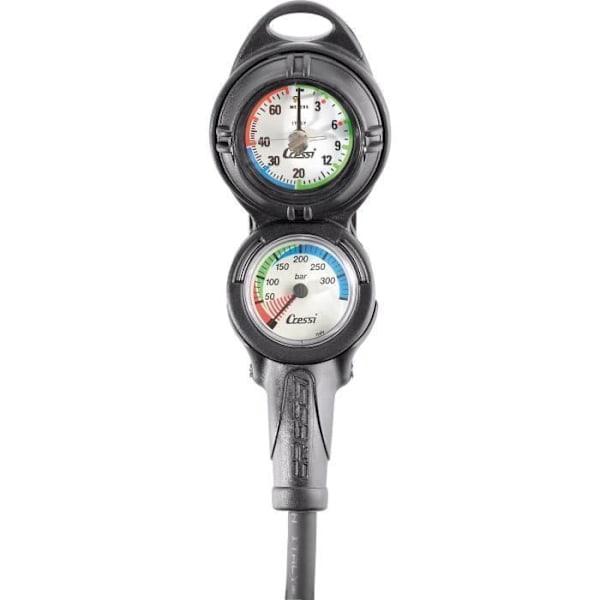 Cressi Console 2 - Dual Instrument Dive Console, PSI-manometer och FEET-djupmätare
