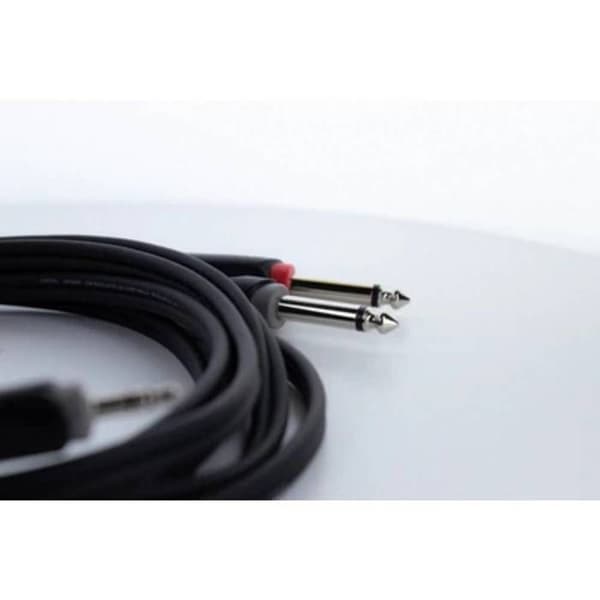 Y-kabel - CORDIAL - EY 5 WPP Elements - 5 m - 1 mini-jack 3,5 mm stereo - 2 jack 6,35 mm mono
