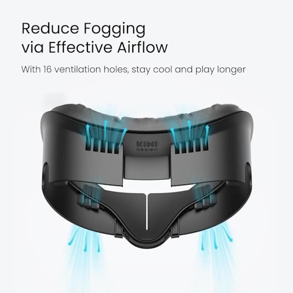 KIWI design V3 Ansiktsmask Kompatibel med Meta Quest 3 Tillbehör