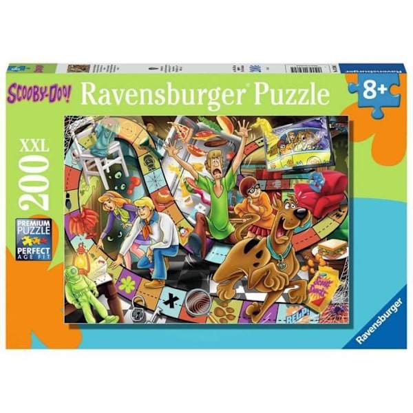 200 bitar XXL-pussel - Ravensburger - Scooby-Doo - Tecknade serier och serier - Gul - Blandat