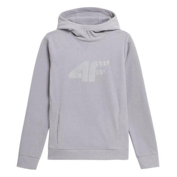 Sweat Femme - 4F - H4L22PLD35227S - Grå - Långa ärmar - Huva Grå M