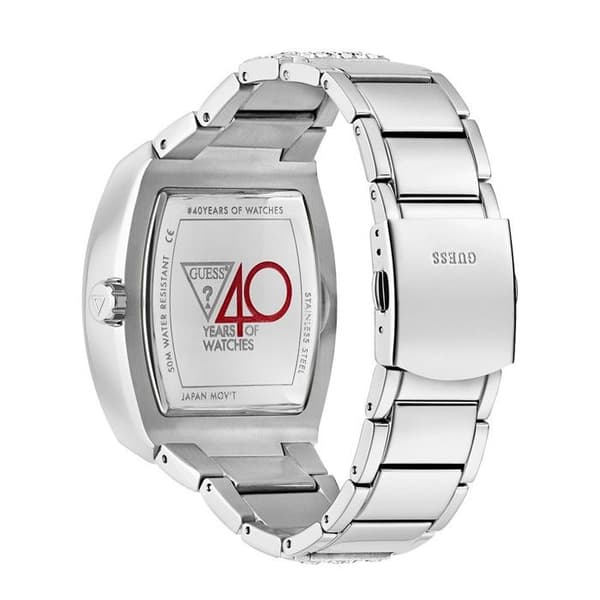 GUESS GW0816G1 Armbandsur i Silverfärgad Stål Silver