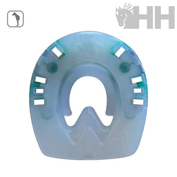 Hästsko med 2 framklackar Duplo Extra Klippt - vit - Vit - 154 mm Vit