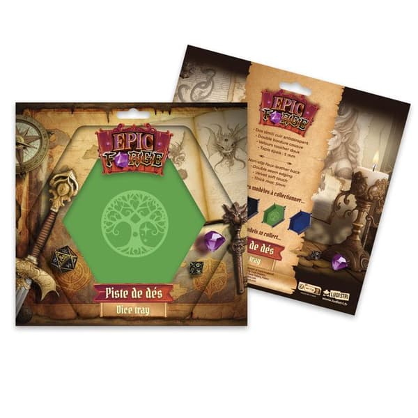 Tärningsbana - EPIC FORGE - Yggdrasil Träd - Grön - Spelaccessoar - Trädtema grön