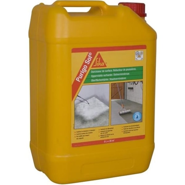 SIKA Anti-Dust Ythärdare - Purigo Sol - Färglös - 5L