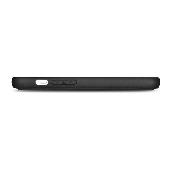 Svart läder plånboksfodral 2 i 1 för iPhone 14 Plus, RFID-skydd