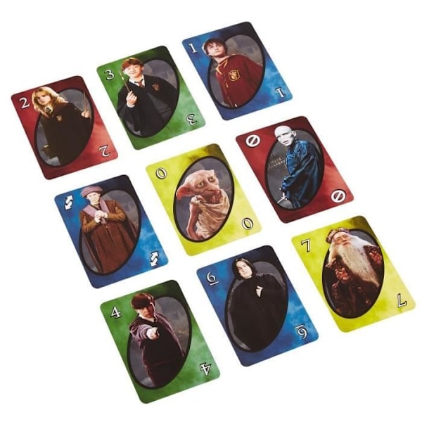 Mattel Games - UNO Harry Potter - Brädspel - från 7 år och uppåt FNC42 Flerfärgad