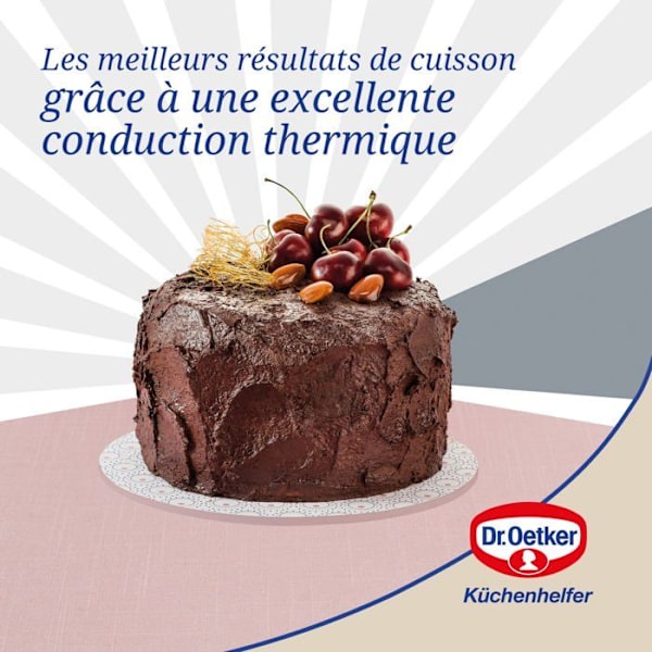Moule à manqué à charnière 18 cm Dr.Oetker Rétro Rosa