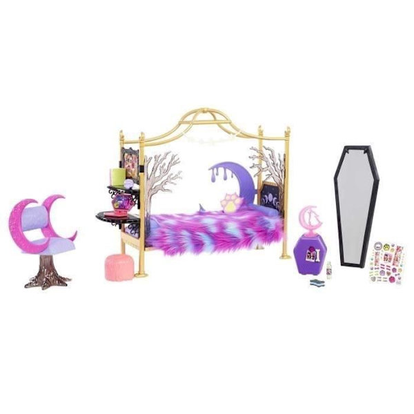 Monster High-Clawdeen Wolf's Chamber-Set HHK64 Flerfärgad