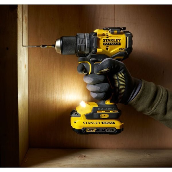 STANLEY FATMAX V20 Borrskruvdragare 80 Nm Borstlös - Lithium 18V - Utan Batteri - SFMCD725B-XJ