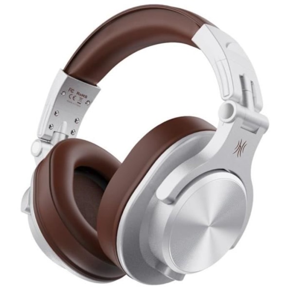 OneOdio - A70 Fusion - Bluetooth-hörlurar - Musik / DJ / Studio (Brun / Silver) Flerfärgad