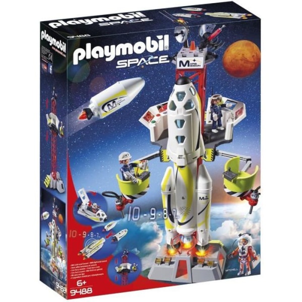 PLAYMOBIL - 9488 - Space - Mars Raket med avfyrningsramp