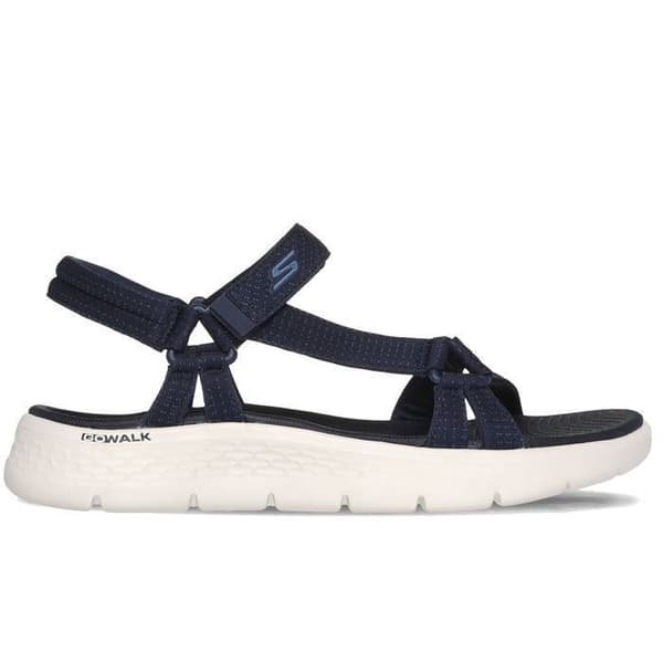 Damsandaler - SKECHERS - Go Walk Flex - Blå - Scratch - Platt Blå 39