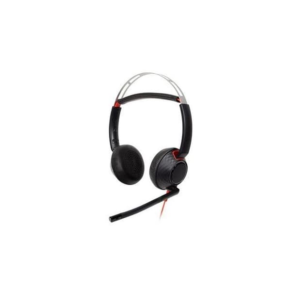 HP Poly Blackwire C5220 dator Mikro-headset supra-aural trådad Stereo svart Brusreducerande headset, vo