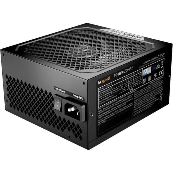 Strömförsörjning PC - BE QUIET! - Power Zone 2 - 750 W - BP006EU - Optimal effektivitet