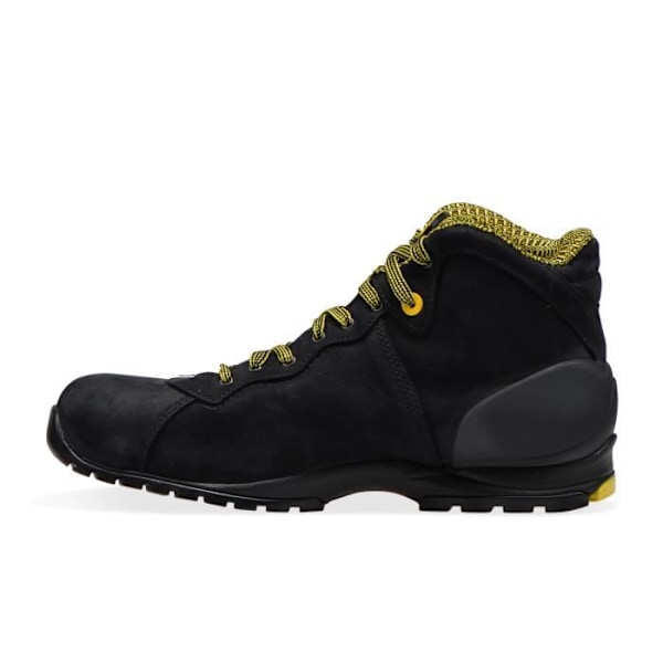 Säkerhetsskor - Diadora - BEAT II HI S3 HRO SRC - Vattentålig nubuck - Aluminiumtåhätta 200 J - Unisex Svart 43