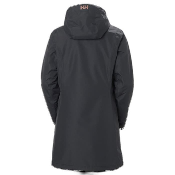 Helly Hansen lång belfast vinterjacka för dam - ebenholts - XS ebenholts XL