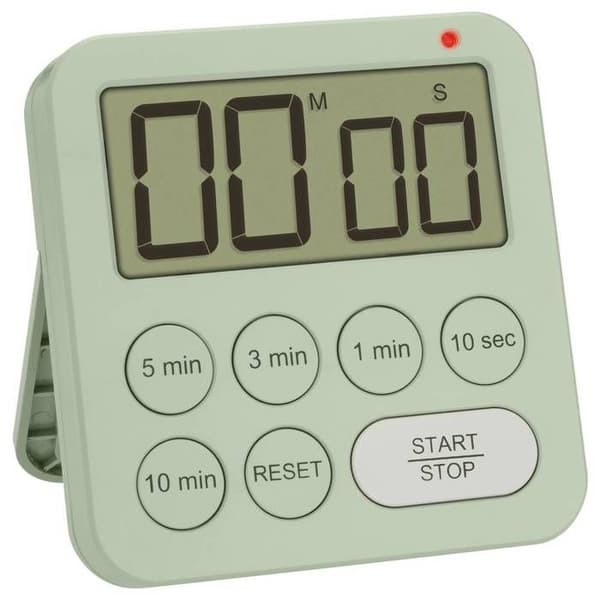 TFA Dostmann Digital Timer och Stoppur Grön Digital Ljusgrön