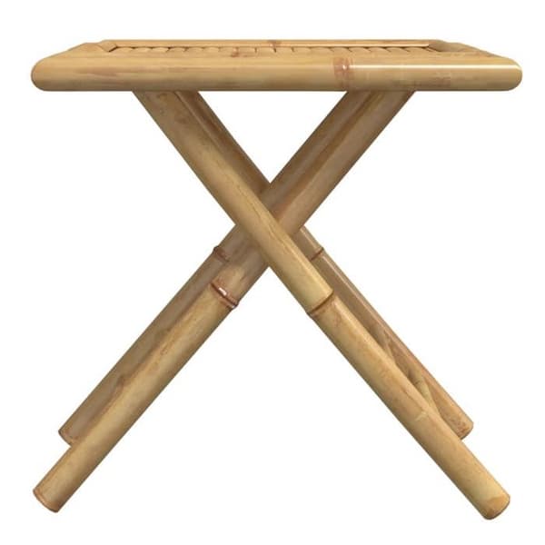 vidaXL Fällbart trädgårdsbord 45x45x45 cm bambu, trädgårdsbord i bambu, uteplatsbord, utemöbel, bord 365877