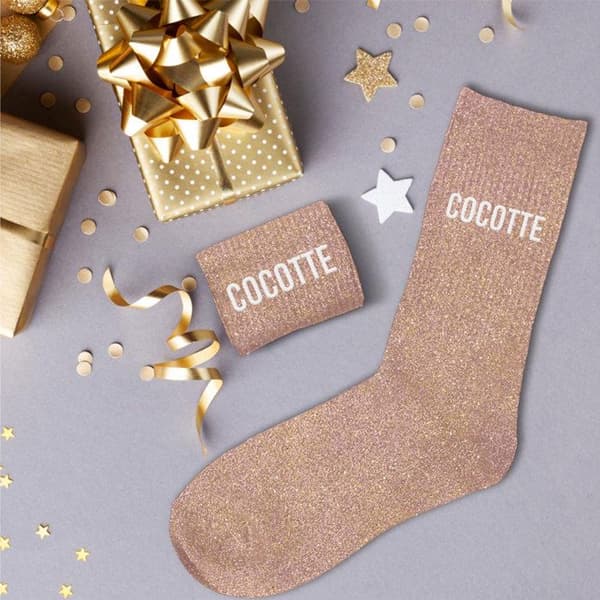 Glittriga Cocotte-strumpor