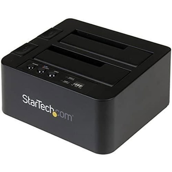 StarTech.com USB 3.1 (10 Gb/s) duplicering - Fristående - Dockningsstation för hårddisk - För 2,5" eller 3,5" SATA HDD/SSD (SDOCK2U31
