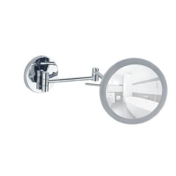 Sminkspegel - Power-Loc - Aura - Väggmonterad LED - Förstoring x5 - Ø 20 cm