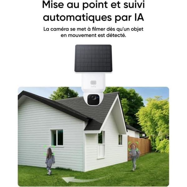 Övervakningskamera - eufy Security SoloCam E30 - WiFi utomhus - Rotation 360° - Klarhet 2K