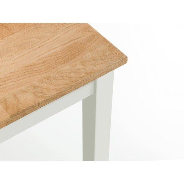 Julian bowen soffbord - COX106 - Coxmoor sidobord, vit och ek