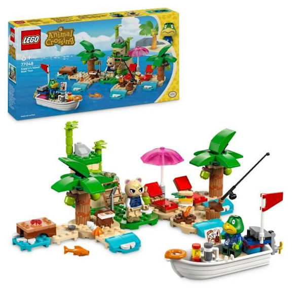 LEGO Animal Crossing 77048 Admiral's Maritime Excursion, kreativ leksak för barn Flerfärgad