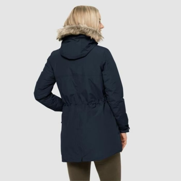 Jack Wolfskin wildwood parkas för kvinnor - midnattsblå - S Midnattsblå XL