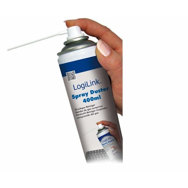 Sprayduster - LogiLink - 400 ml - Koldioxid - Brandfarlig - Flödeskontroll