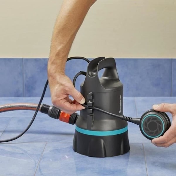Dräneringspump för rent vatten 9000 - GARDENA - 9030-20 - 300W - Automatisk start/stopp