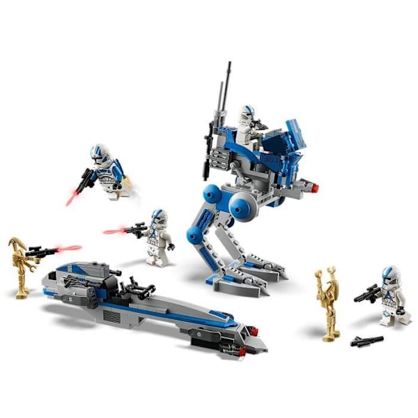 LEGO® Star Wars 75280 The Clone Troopers of the 501st Legion, Toy Children 7 Years, The Clone Wars Minifigure, with Walker