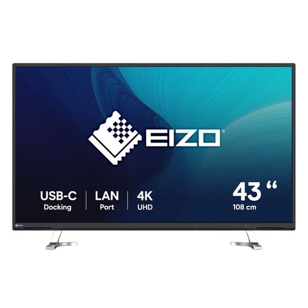 LED-skärm - EIZO - FlexScan EV4340X-BK - 42,5 tum - 4K Ultra HD - 5 ms svarstid