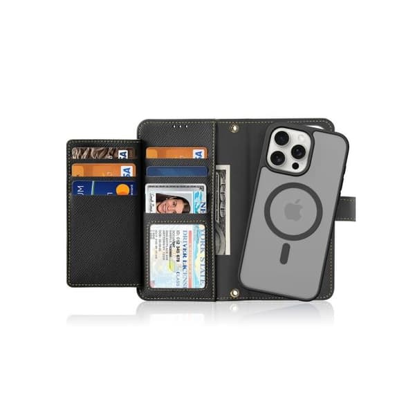 Dux Ducis Läderfodral För Iphone 15 Pro Max Lava Högkvalitativt Skydd