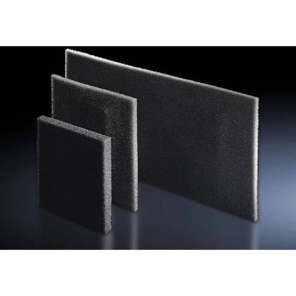 Filtertextil - RITTAL - SK 3285.900 - Svart - 390 x 397 x 10 mm - Rektangulär